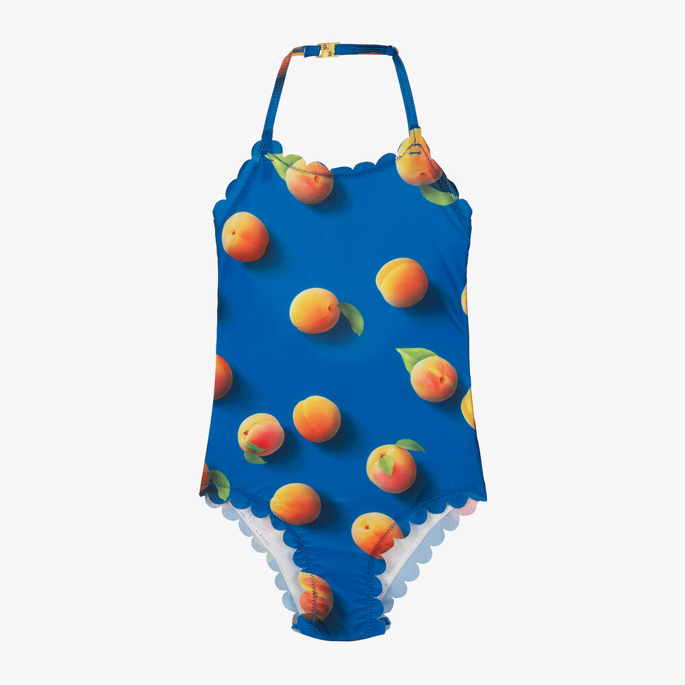 Molo-Синий купальник с абрикосами (UPF50+) | Childrensalon Outlet