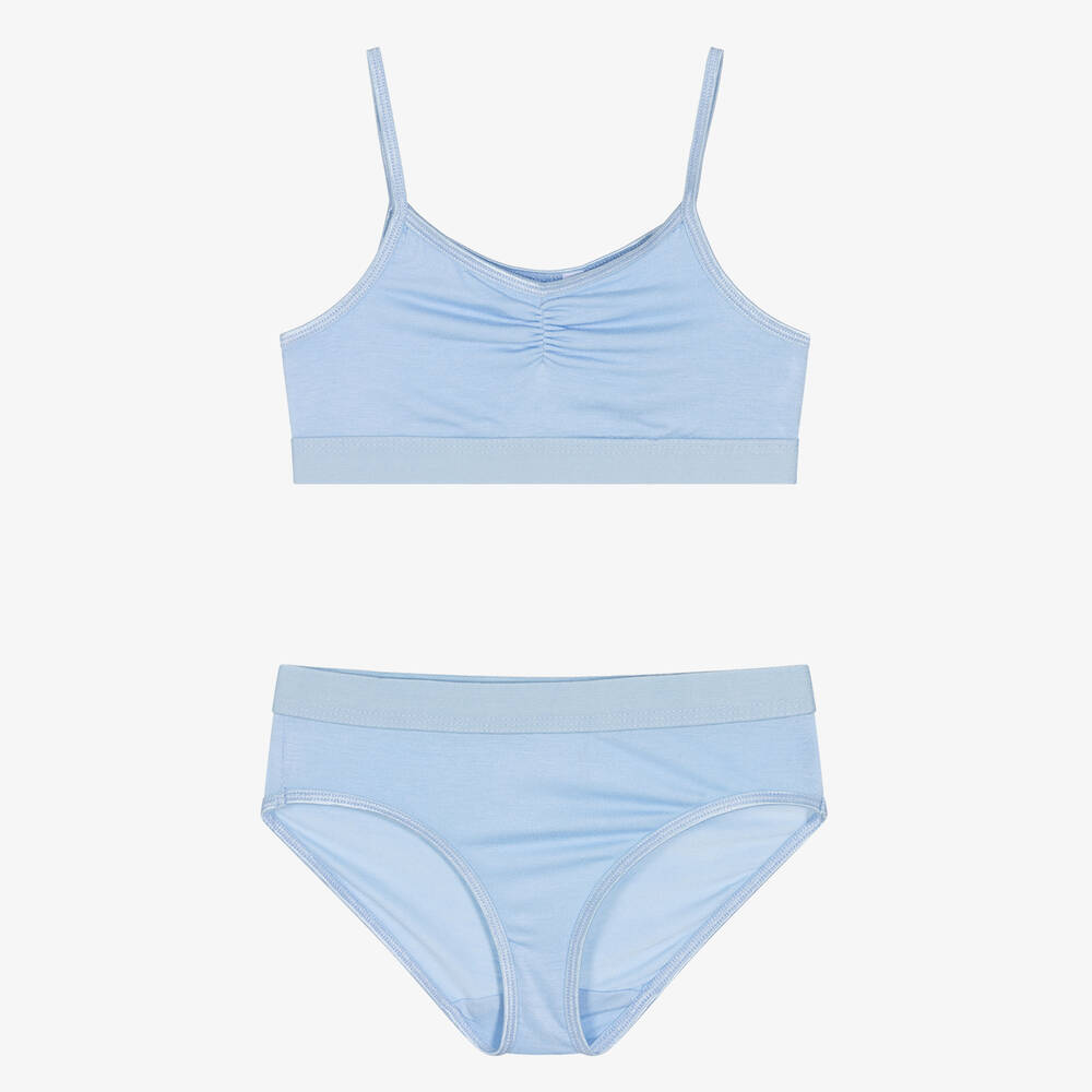 Molo - Blaues BH & Unterhosen Set (M) | Childrensalon