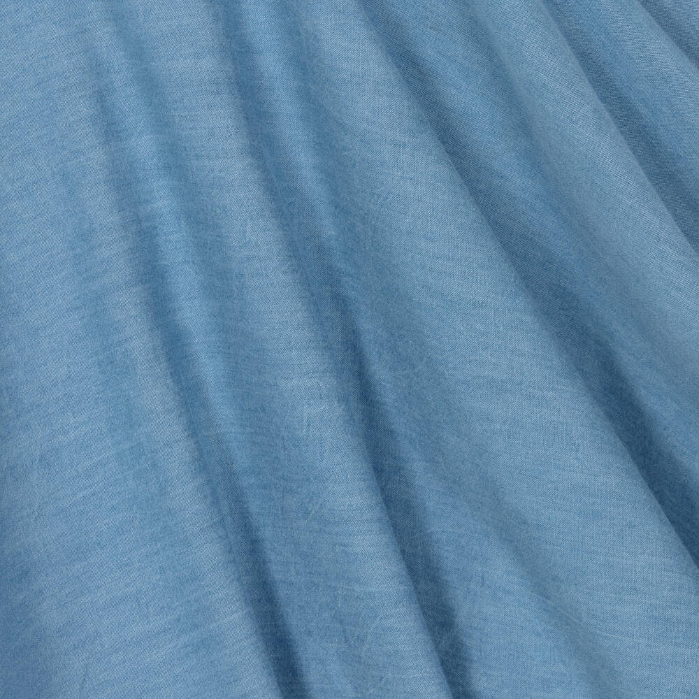 Molo-تنورة قطن عضوي شامبري لون أزرق | Childrensalon Outlet