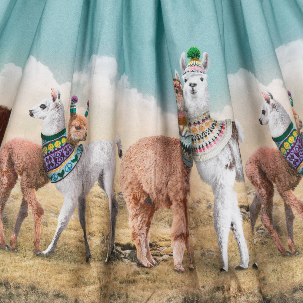Llama print dress hotsell