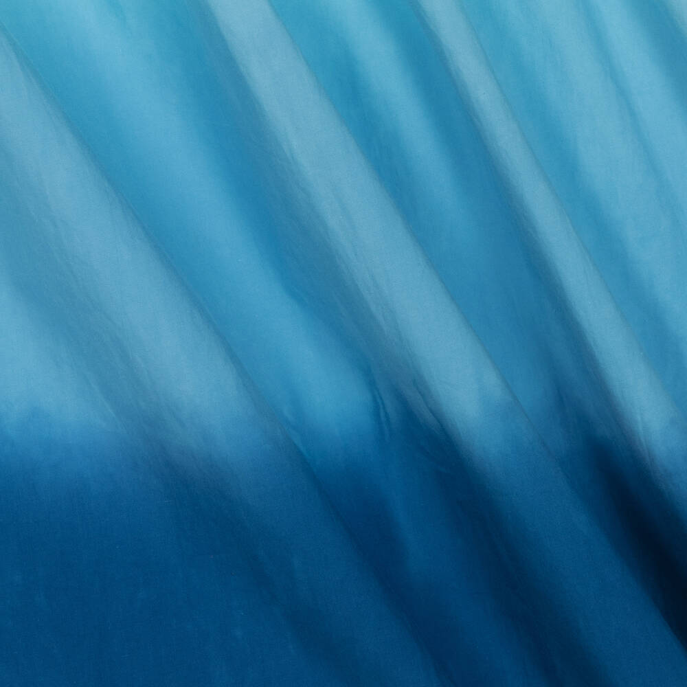 Molo-Girls Blue Cotton Ombré Dress | Childrensalon Outlet