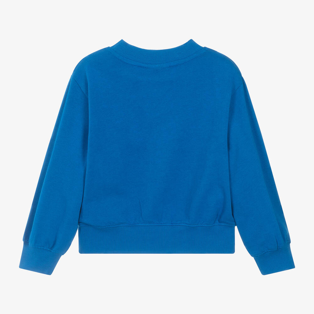 Girls blue sweatshirt top