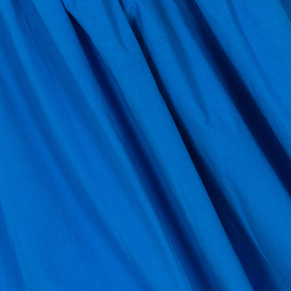 Molo-Girls Blue Organic Cotton Dress | Childrensalon Outlet