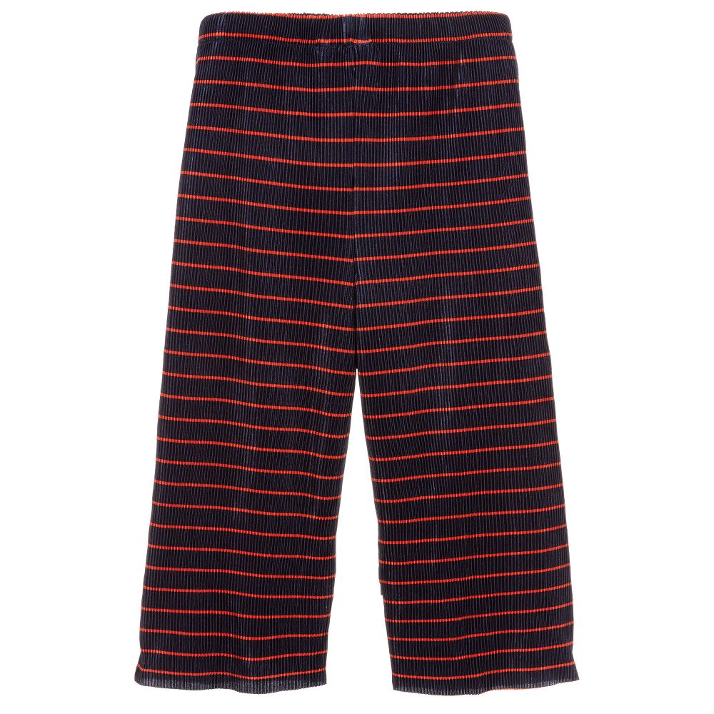 Molo-Girls Blue Satin Culottes | Childrensalon Outlet