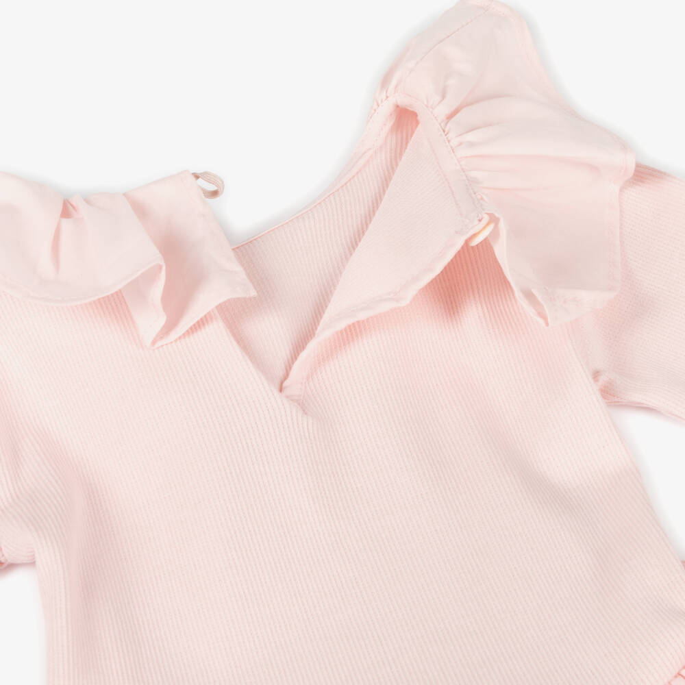 Molo-Girls Blush Organic Cotton Frock | Childrensalon Outlet