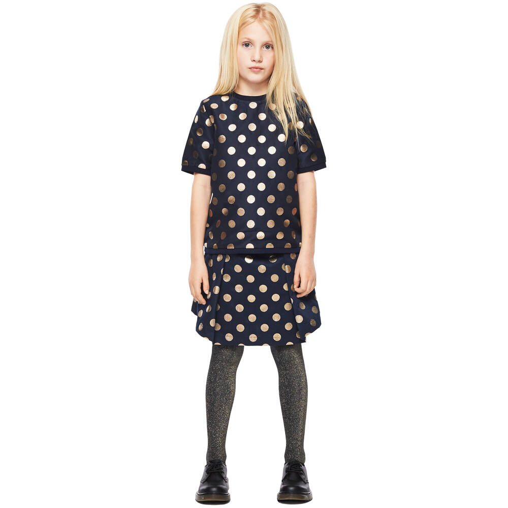 Molo-Girls BREE Golden Dots Skirt | Childrensalon Outlet