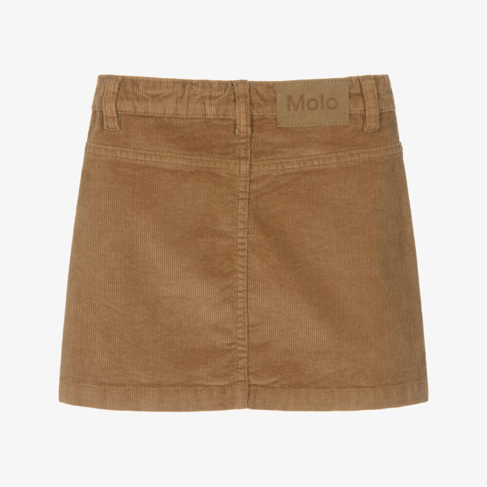 Molo-Карамельная юбка из хлопкового вельвета для девочек | Childrensalon Outlet