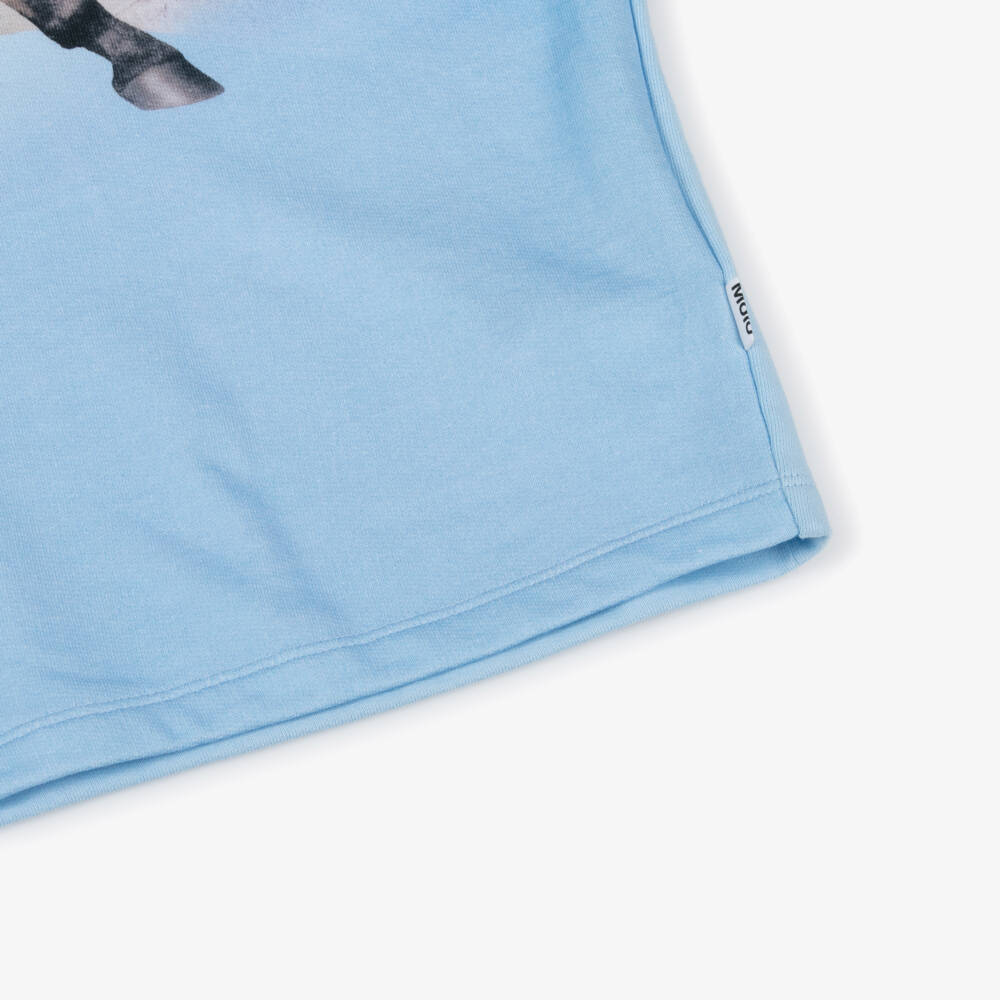 Molo-Girls Cerulean Cotton Jersey Dress | Childrensalon Outlet