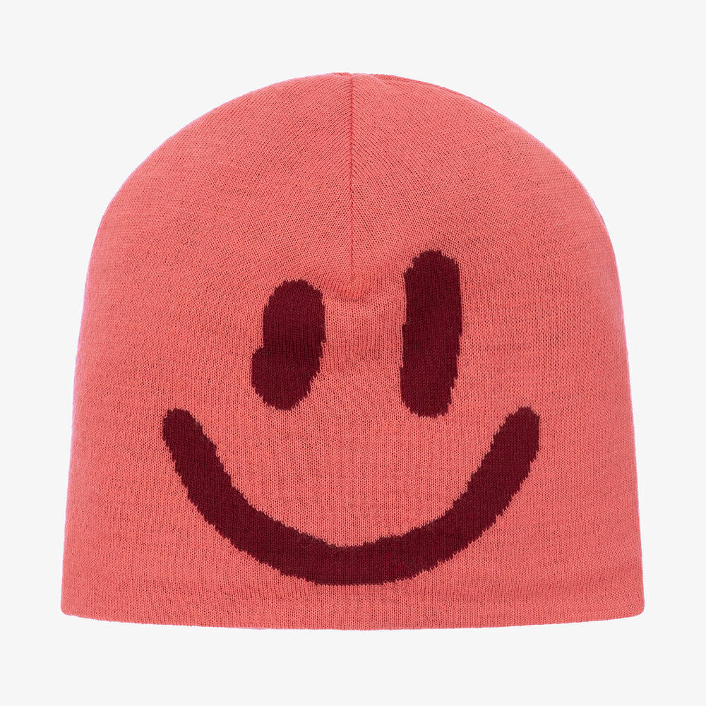 Molo - Кораллово-розовая шерстяная шапка для девочек | Childrensalon