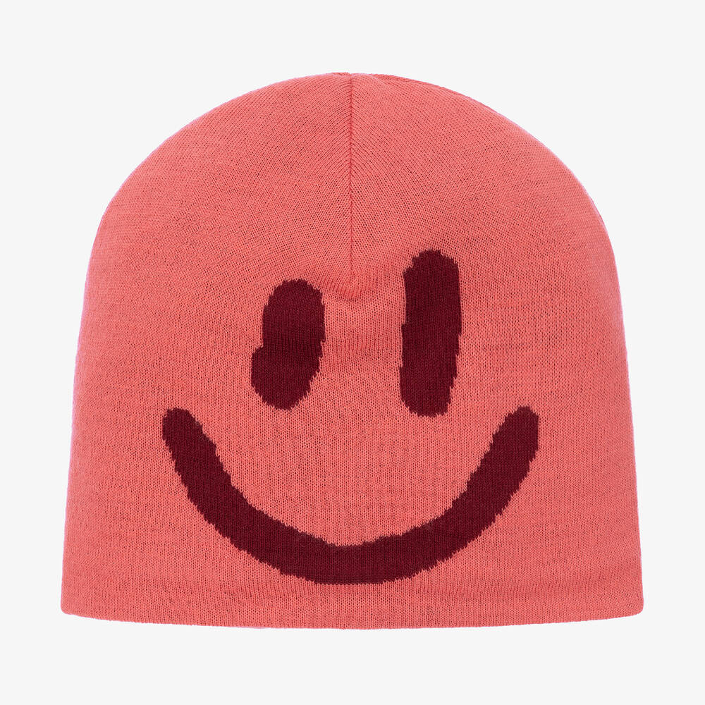 Molo - Chapeau corail en laine fille | Childrensalon