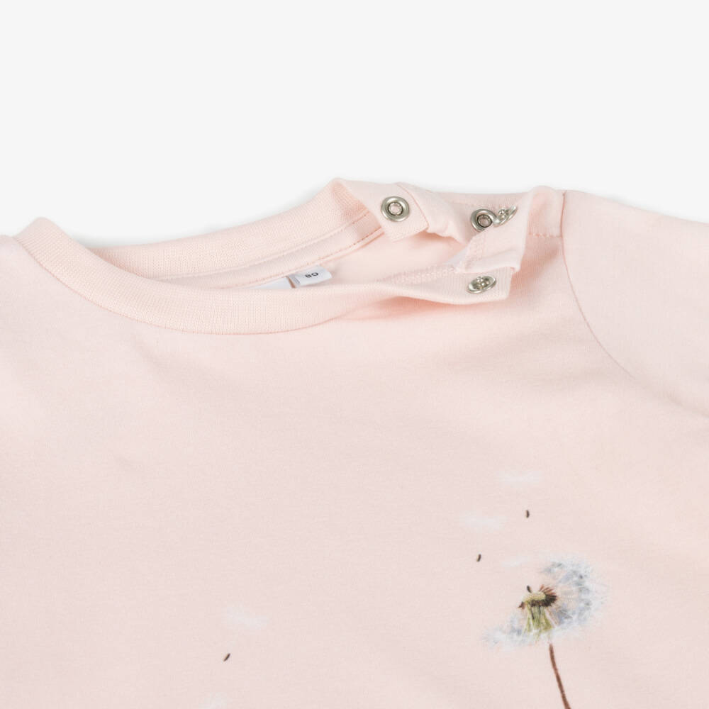 Molo-Girls Cotton Bunny Garden Dress | Childrensalon Outlet