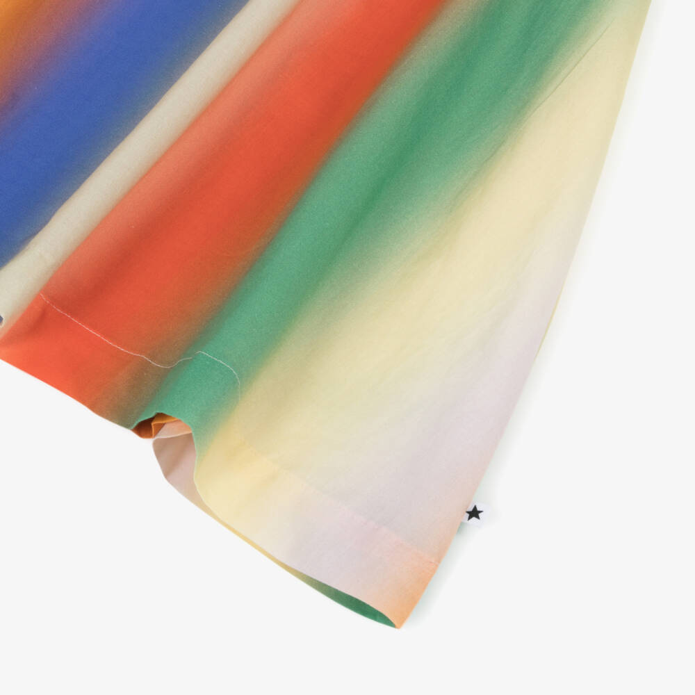 Molo-Платье макси из хлопка с радужными полосками для девочек | Childrensalon Outlet