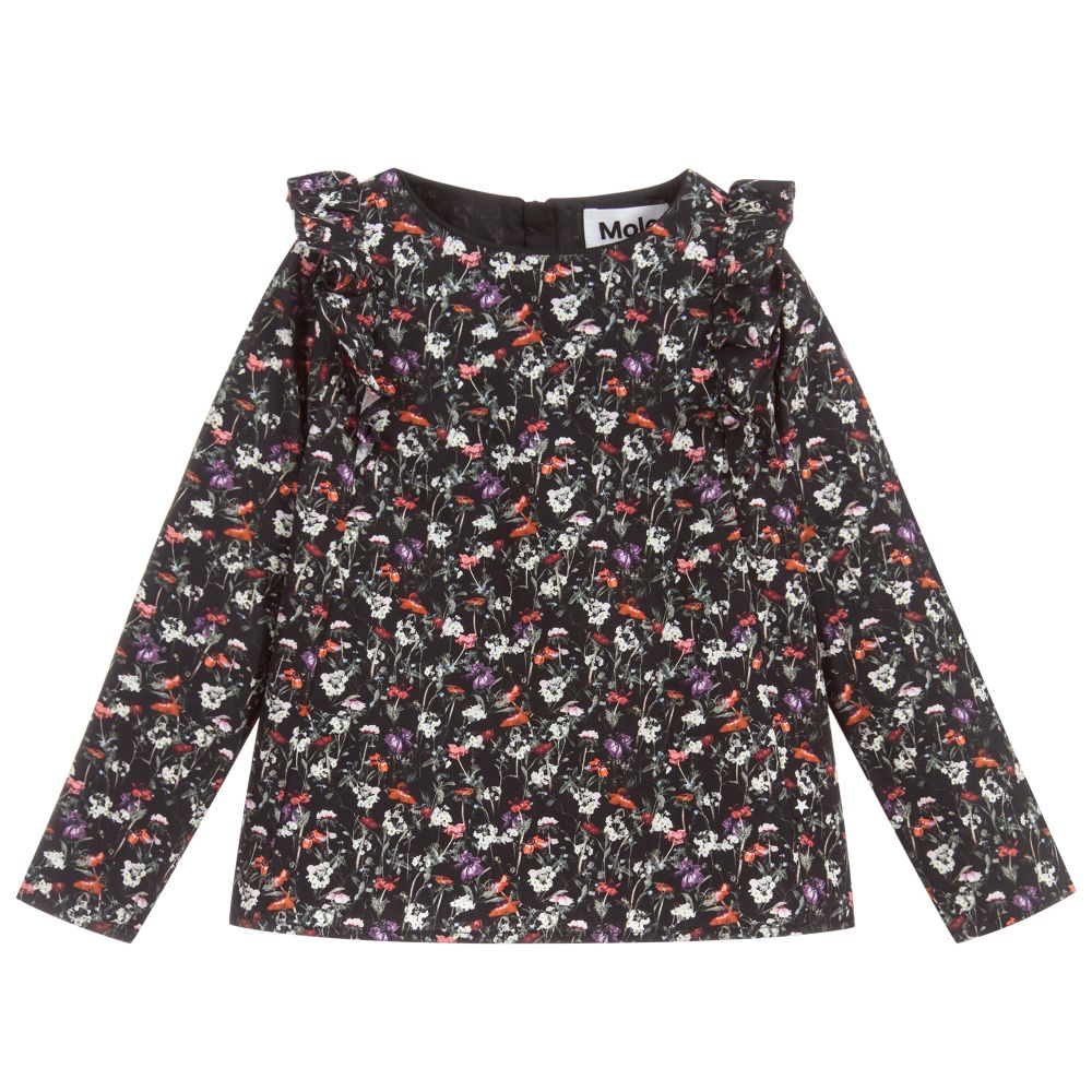 Molo - Girls Cotton RAVONDA Blouse | Childrensalon