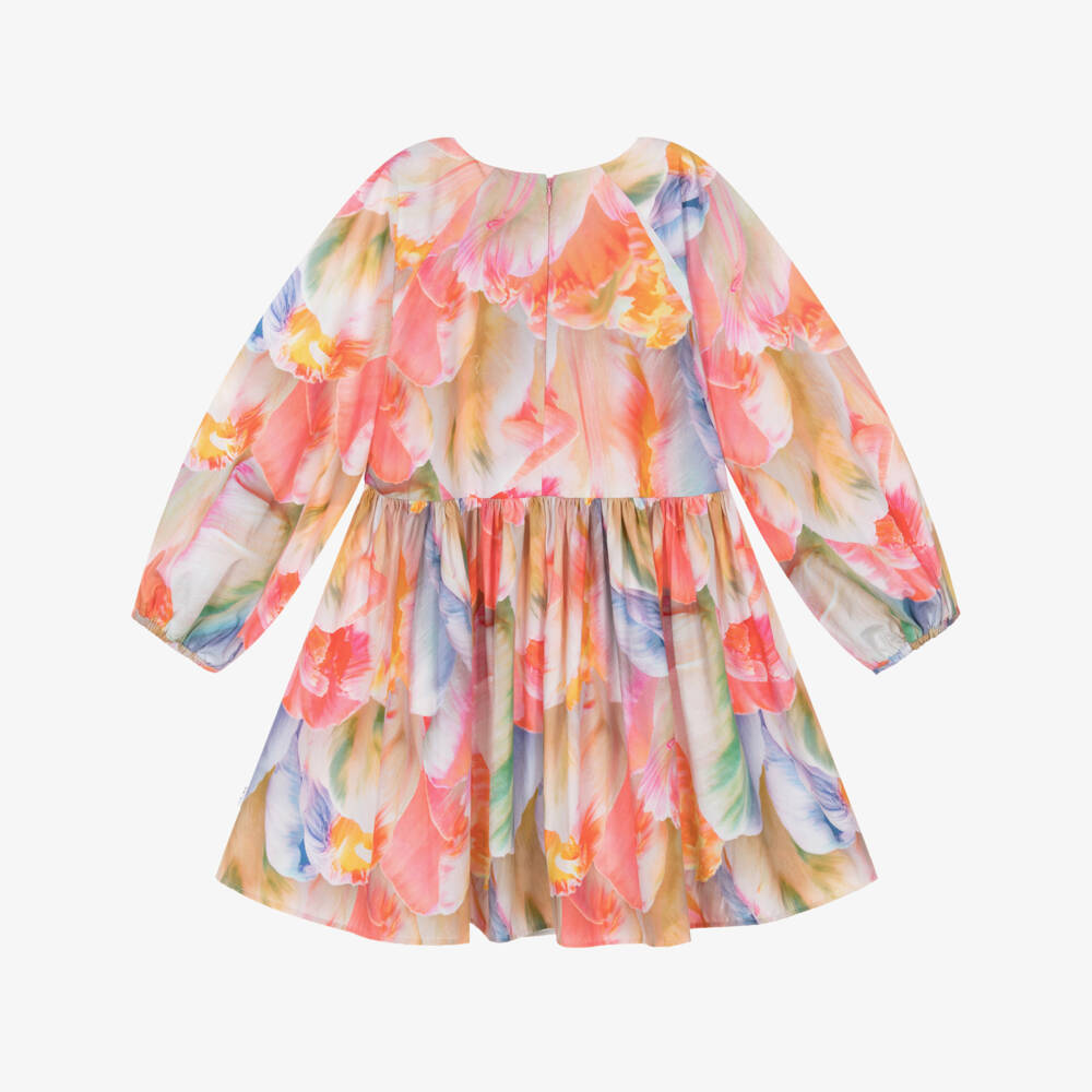 Molo-Girls Cotton Tulip Blossom Frock | Childrensalon Outlet