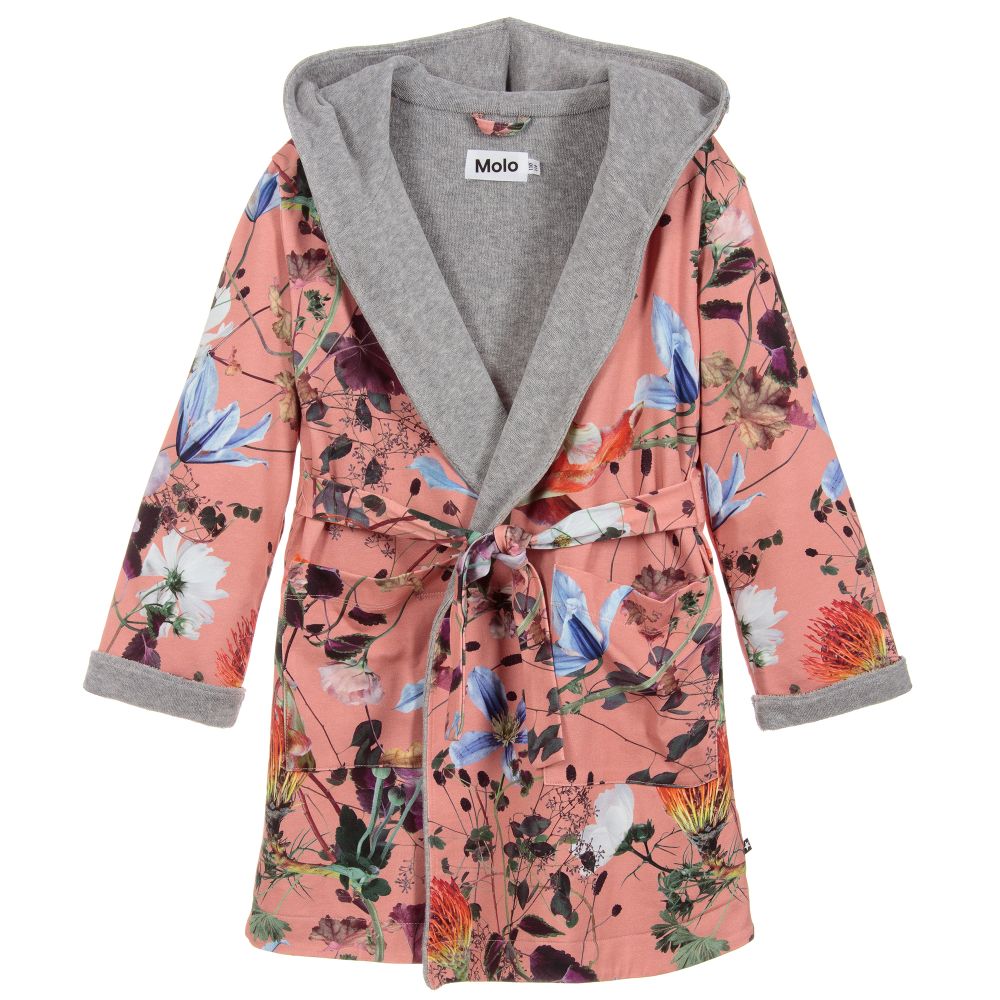 Molo-Girls Cotton WAY Bathrobe | Childrensalon Outlet