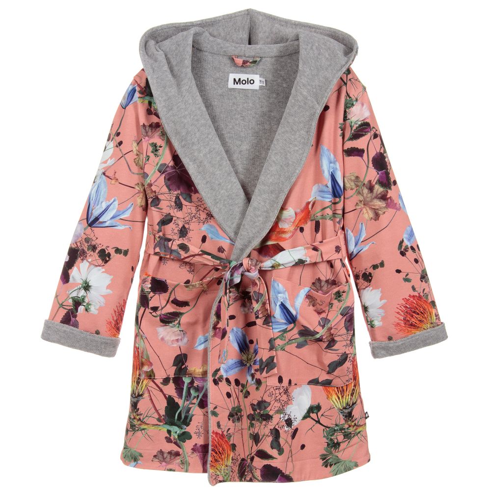 Molo - Girls Cotton WAY Bathrobe | Childrensalon