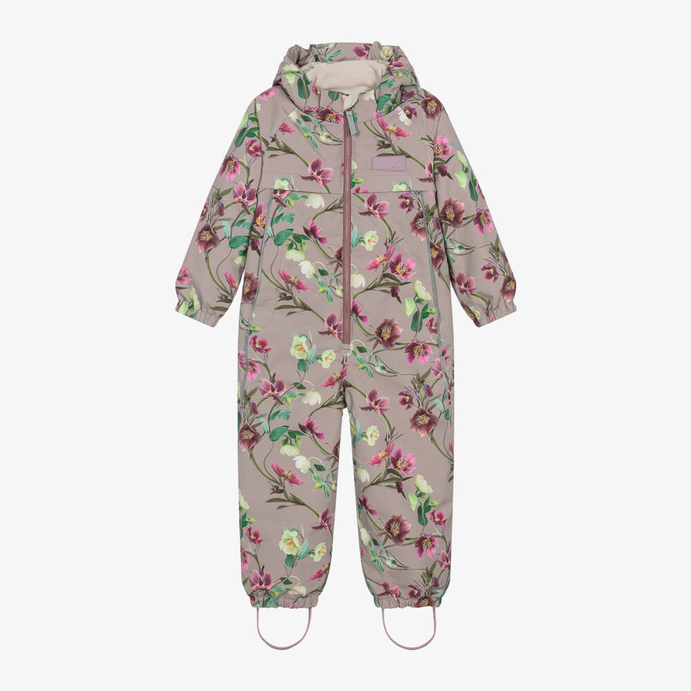 Molo-Girls Creamy Blossoms Snow Attire | Childrensalon Outlet