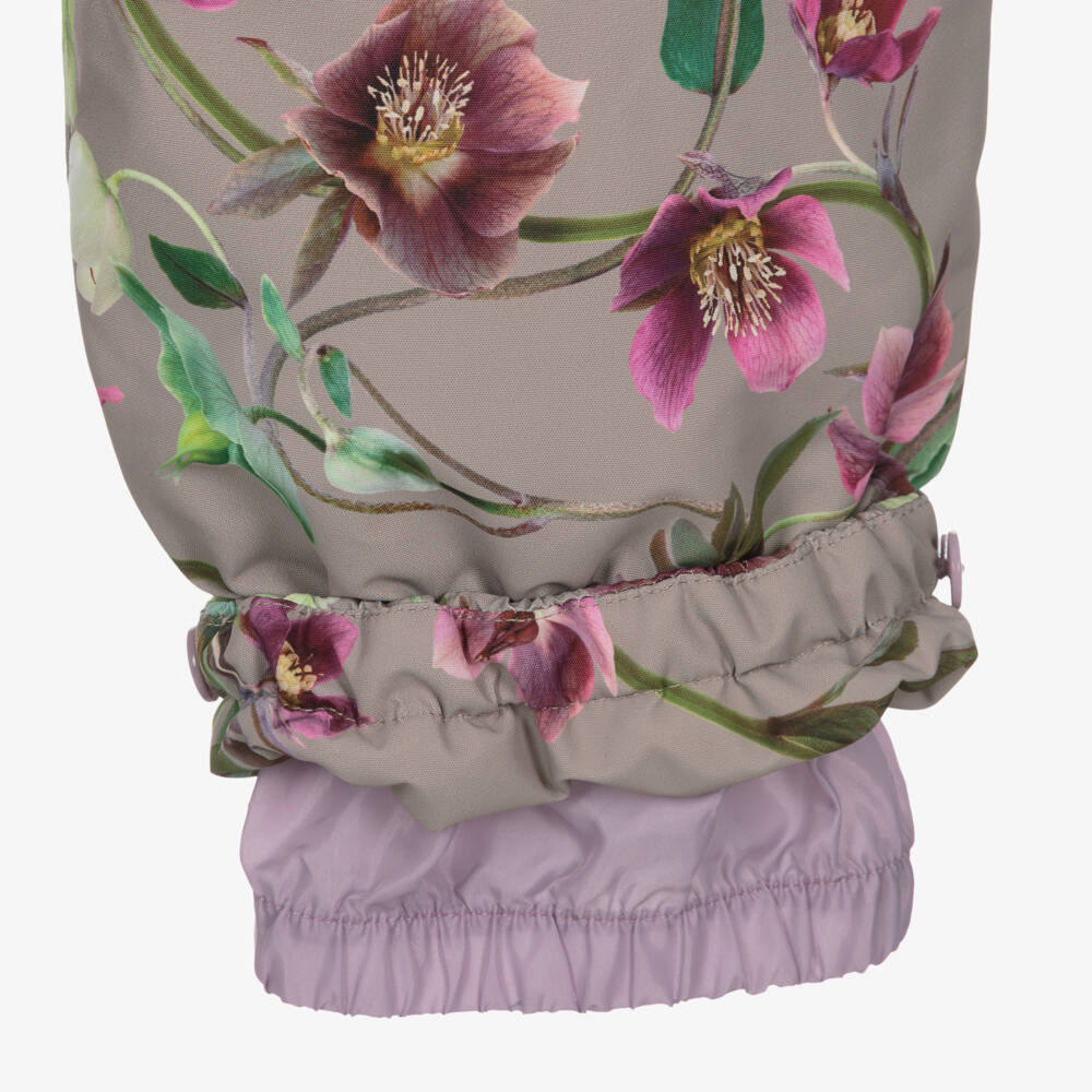 Molo-Girls Creamy Blossoms Snow Attire | Childrensalon Outlet