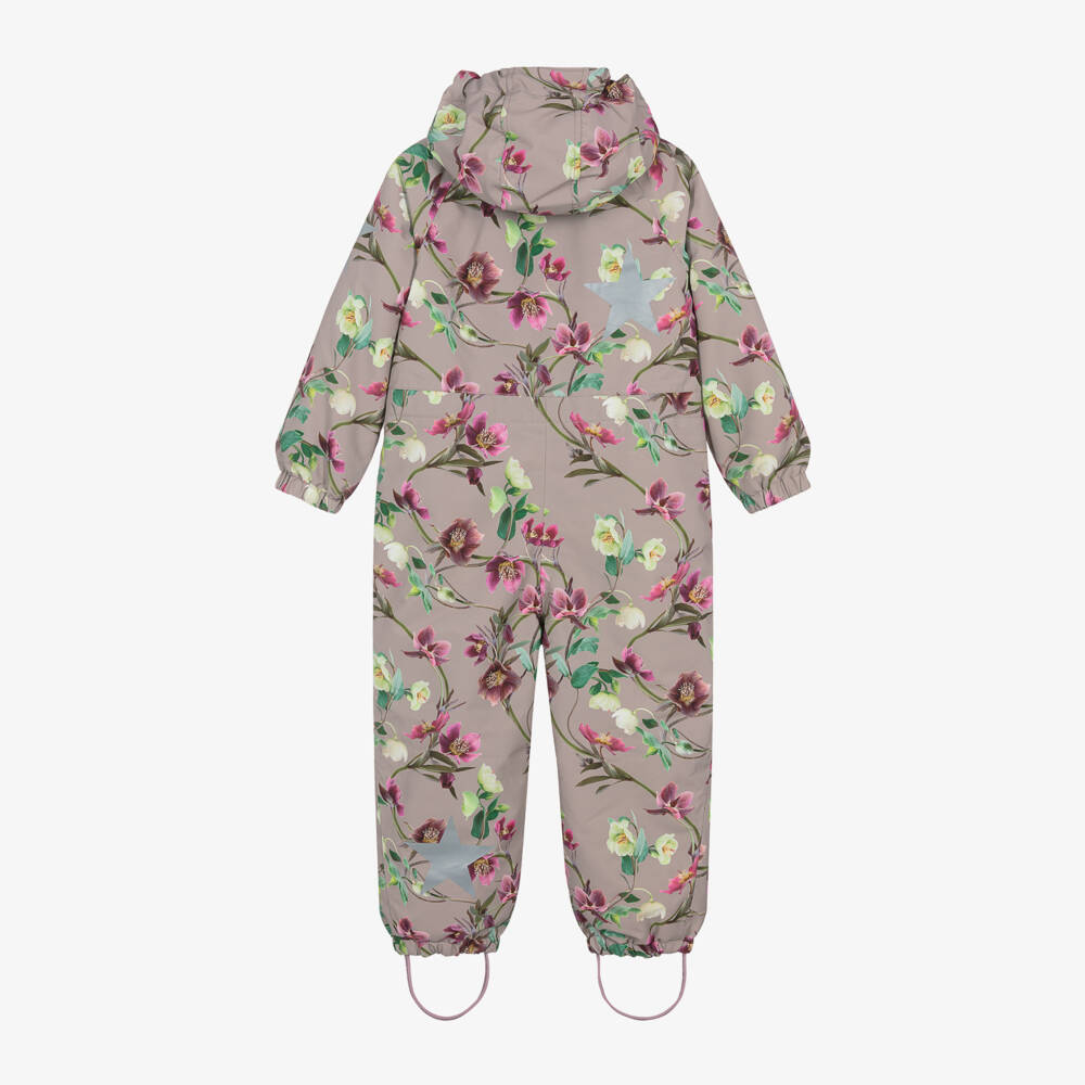 Molo-Girls Creamy Blossoms Snow Attire | Childrensalon Outlet