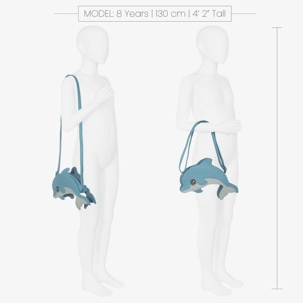 Molo-Girls Day Sky Dolphin Purse | Childrensalon Outlet