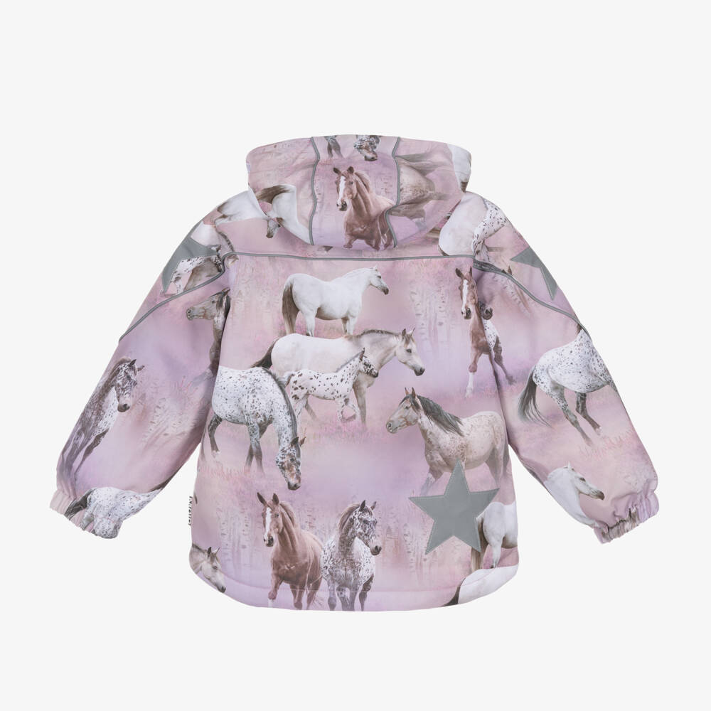 Molo-Girls Dreamy Horse Insulated Jacket | Childrensalon Outlet