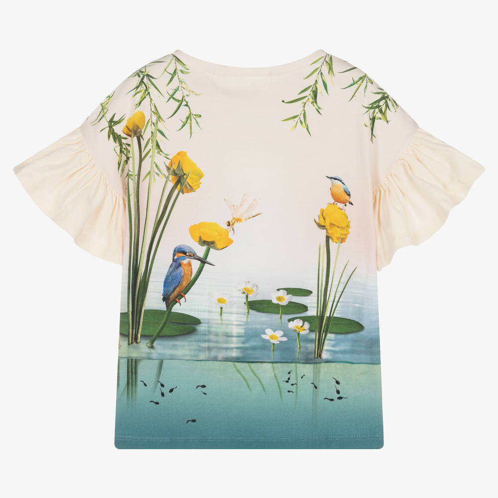 Molo-Хлопковая футболка с прудом | Childrensalon Outlet