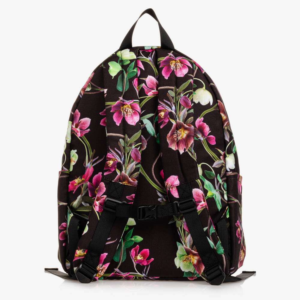 Molo-Girls Elegant Midnight Bloom Backpack | Childrensalon Outlet