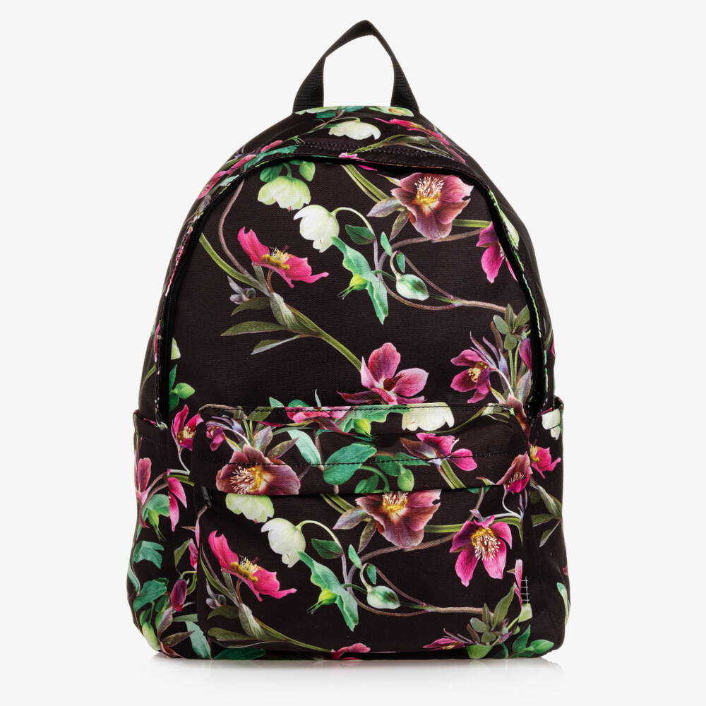 Molo-Girls Elegant Midnight Bloom Backpack | Childrensalon Outlet