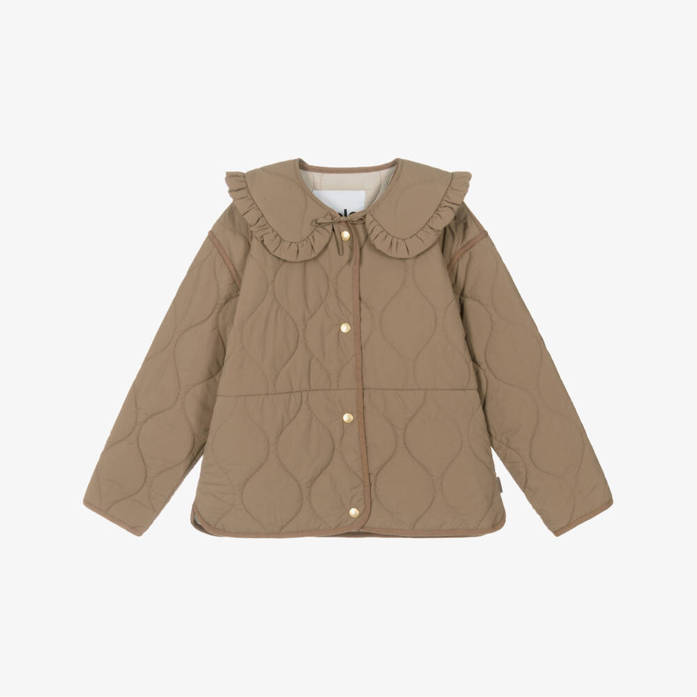 Molo-Элегантное стеганое пальто из сандалового дерева для девочек | Childrensalon Outlet
