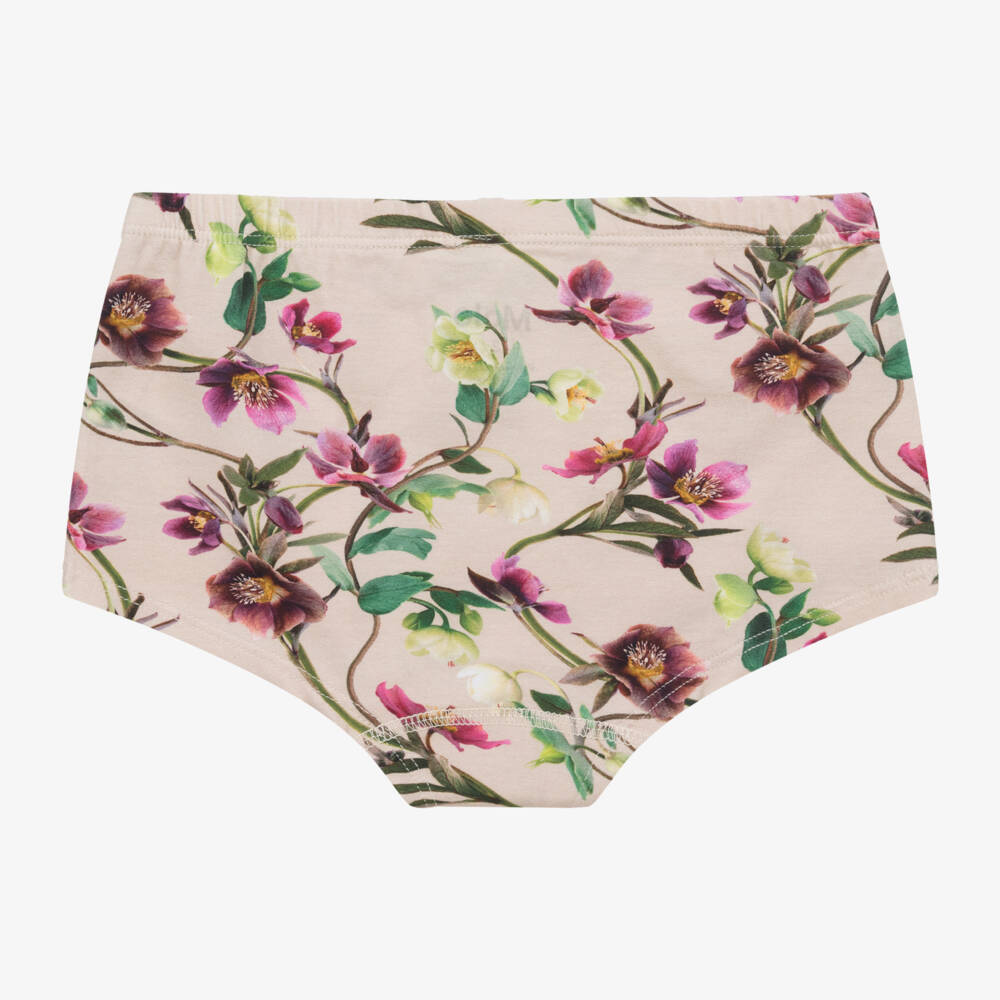 Molo-Girls Floral Cotton Briefs Duo | Childrensalon Outlet