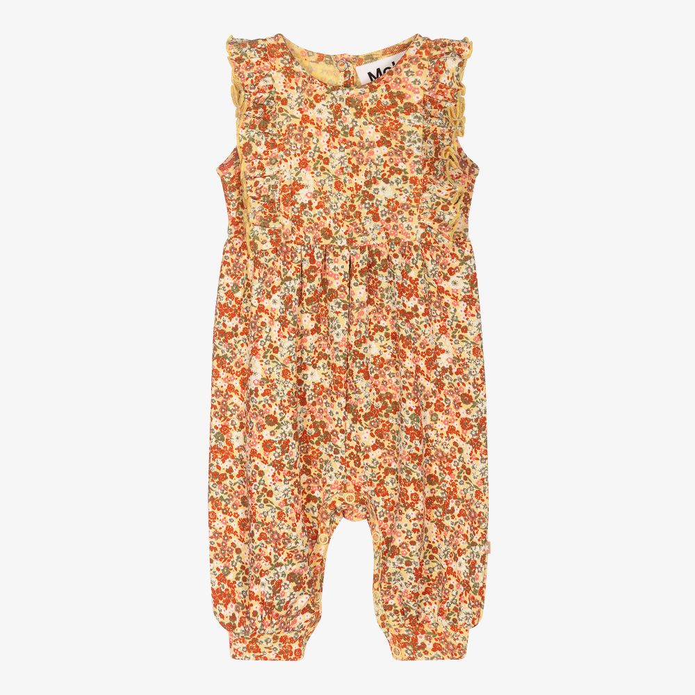 Molo - Girls Floral Cotton Jumpsuit | Childrensalon