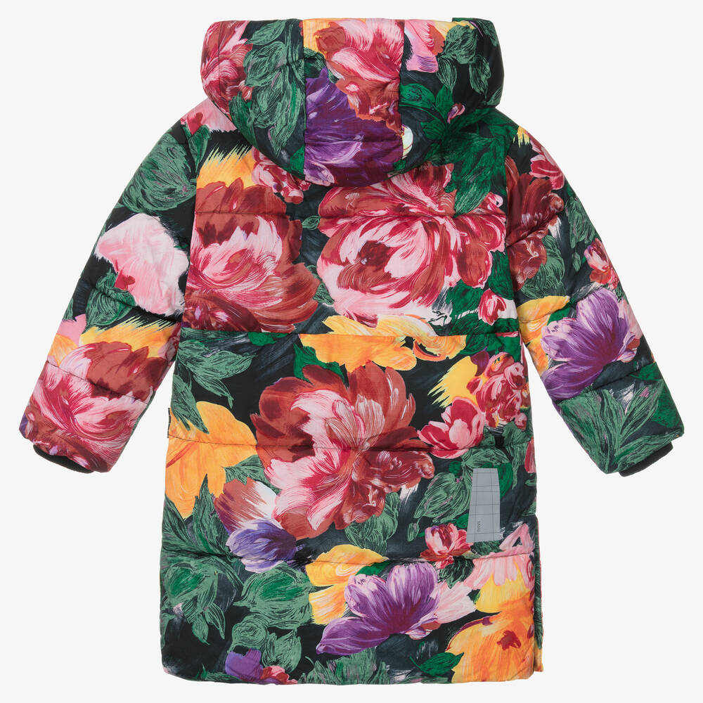 Molo-Girls Floral Puffer Coat | Childrensalon Outlet