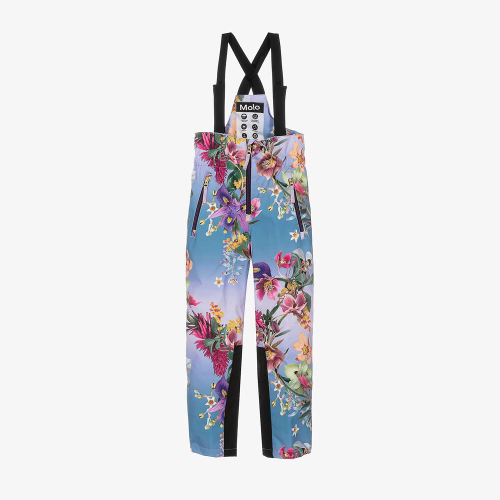 Molo-Girls Frosty Bloom Ski Trousers | Childrensalon Outlet