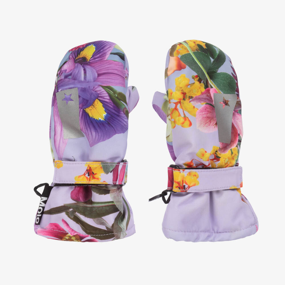 Molo-Girls Gradient Bloom Cozy Mittens | Childrensalon Outlet