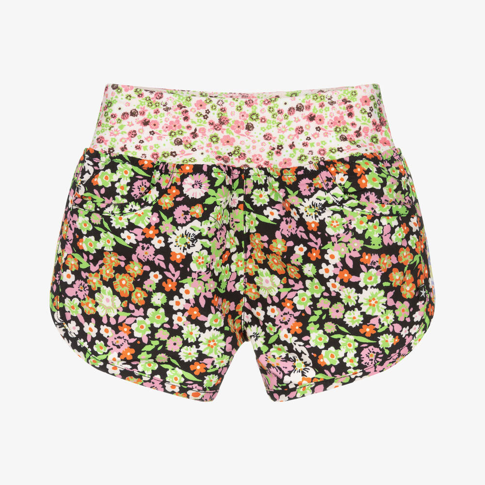 Molo - Зеленые плавки-шорты в цветочек (UPF50+) | Childrensalon