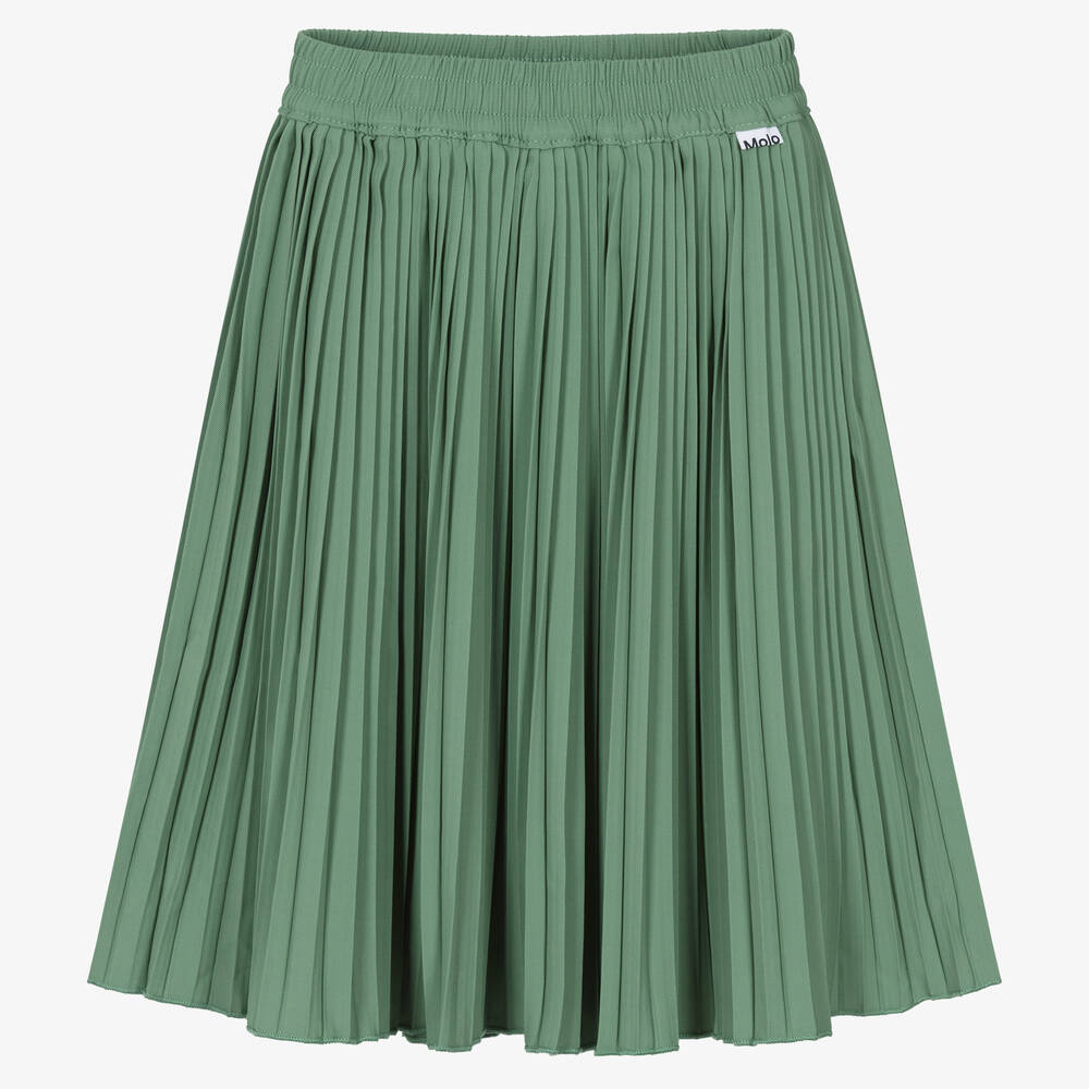 Molo-Зеленая плиссированная юбка | Childrensalon Outlet