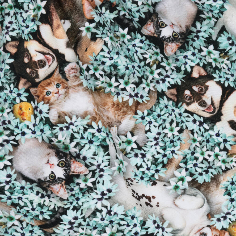 Molo-Girls Grey Organic Cotton Dress | Childrensalon Outlet