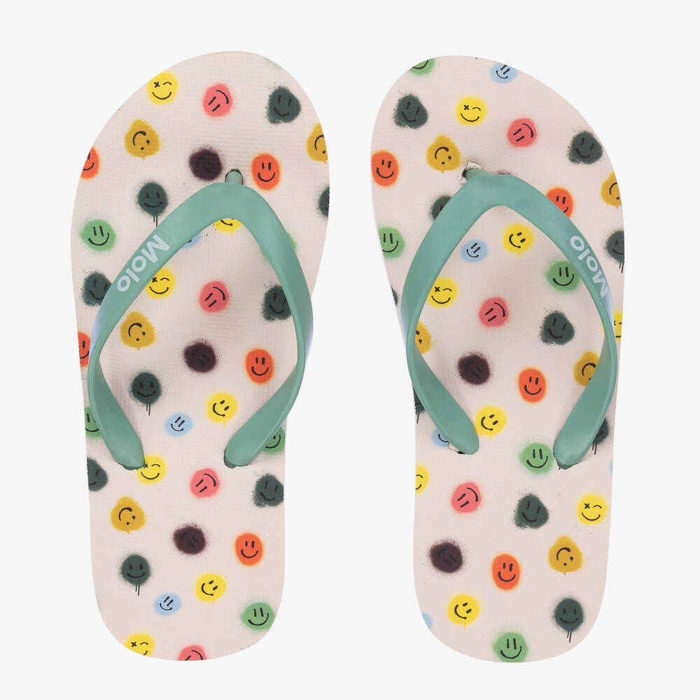 Molo-Шлепанцы со смайлами для девочек | Childrensalon Outlet