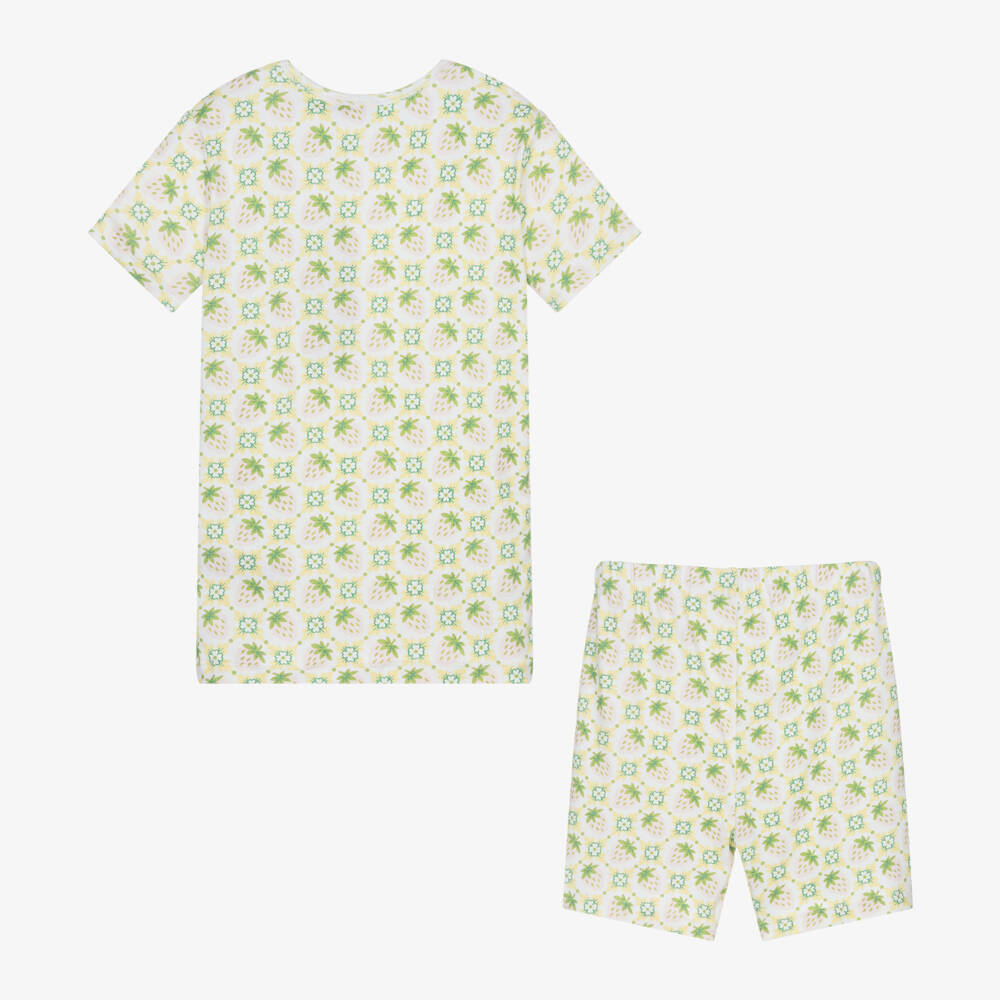 Molo-ملابس نوم قطنية عاجية للبنات بنقشة التوت | Childrensalon Outlet