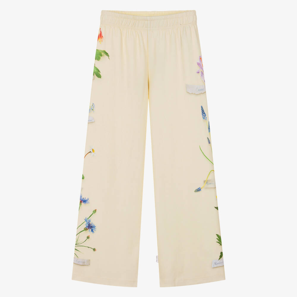 Molo-Кремовые цветочные джоггеры для детей | Childrensalon Outlet