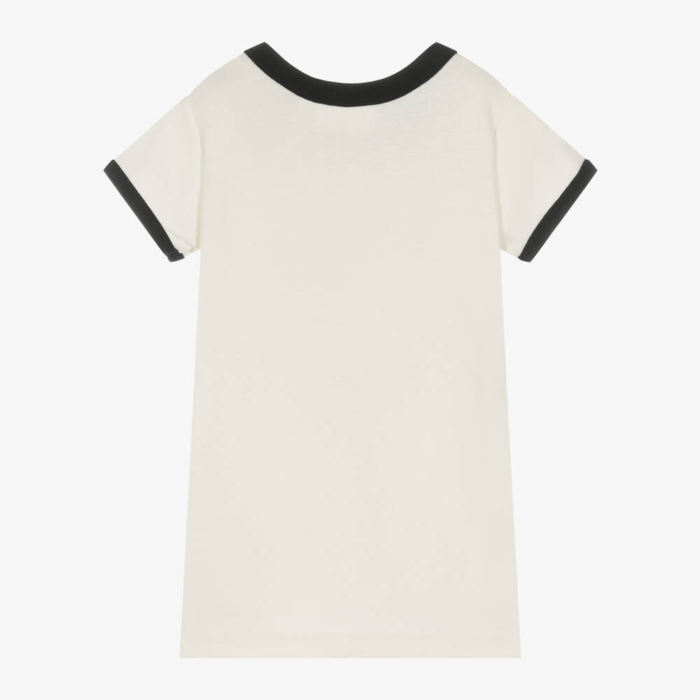 Molo-تيشيرت قطن عضوي لون عاجي للبنات | Childrensalon Outlet