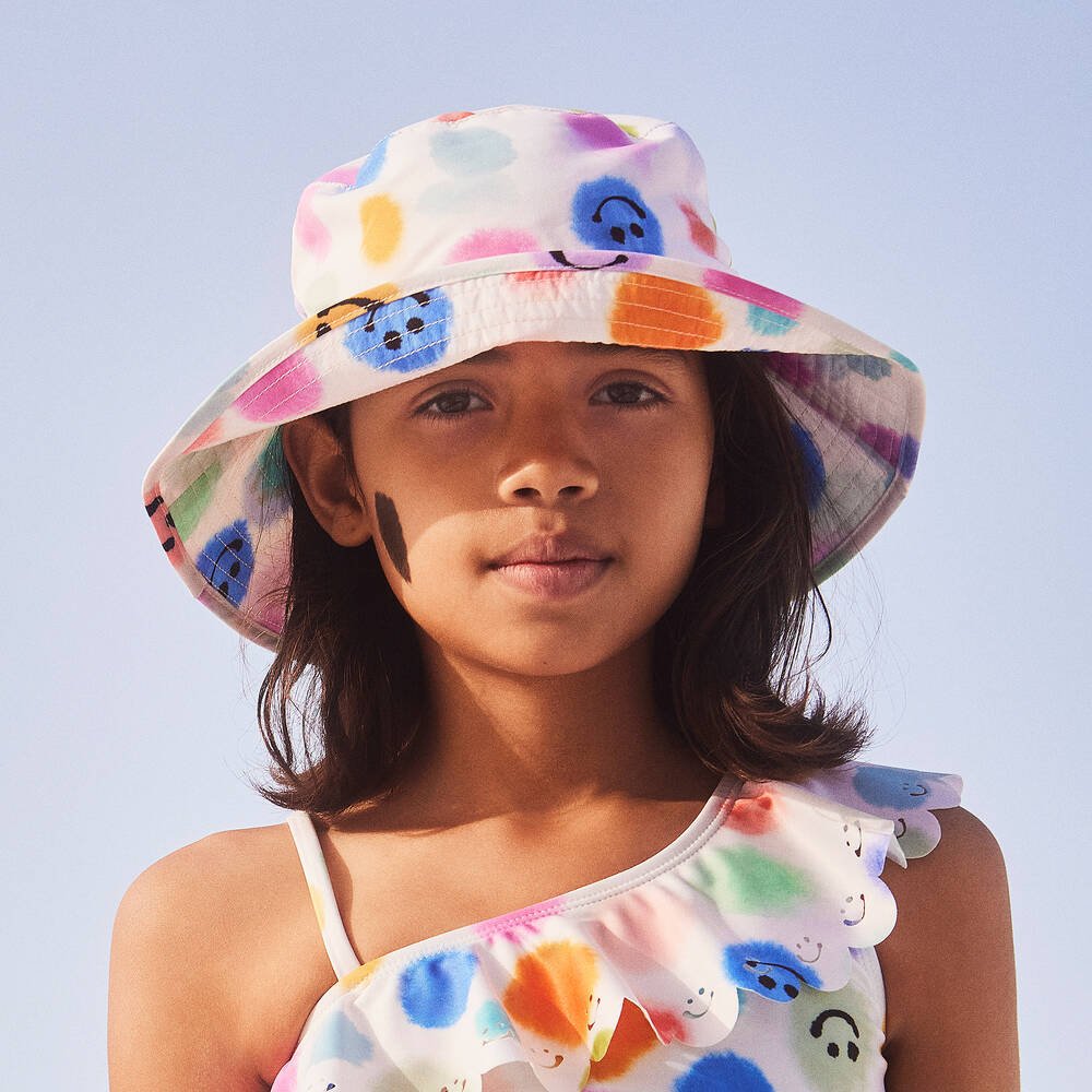 Molo-قبعة لون عاجي للبنات (UPF50+) | Childrensalon Outlet