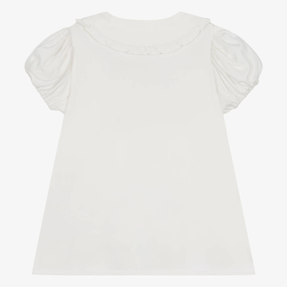 Molo-بلوز فيسكوز لون عاجي للبنات | Childrensalon Outlet