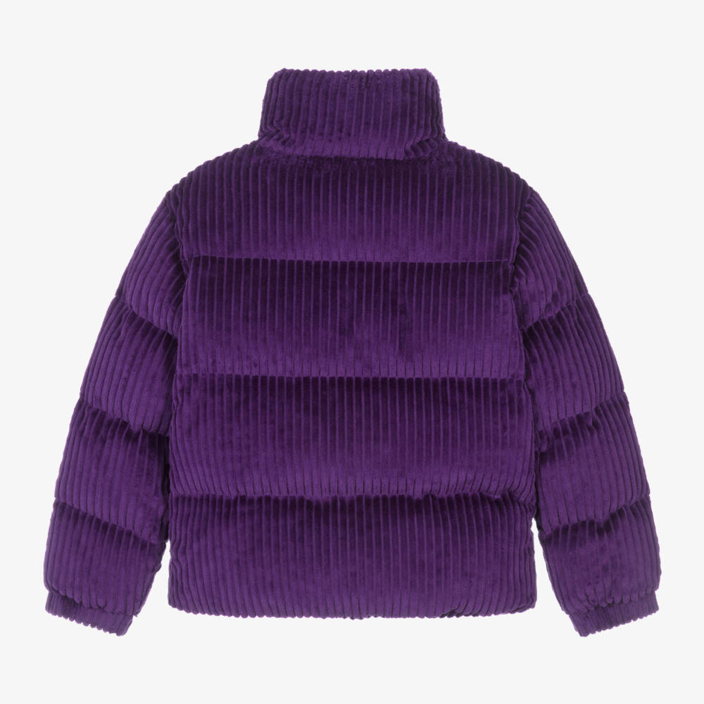 Molo-Girls Lavender Corded Puffer Coat | Childrensalon Outlet