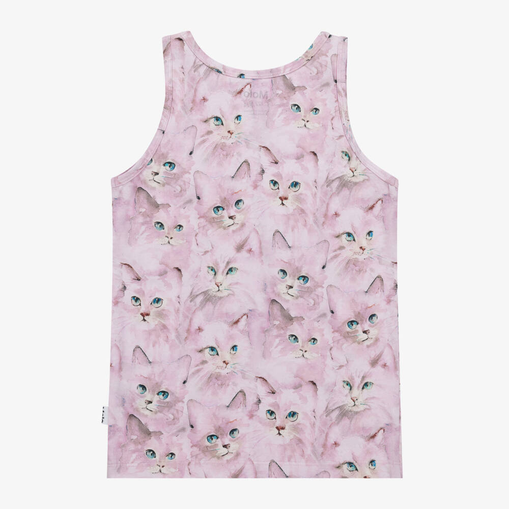 Molo-Girls Lavender Kitten Vest Duo | Childrensalon Outlet