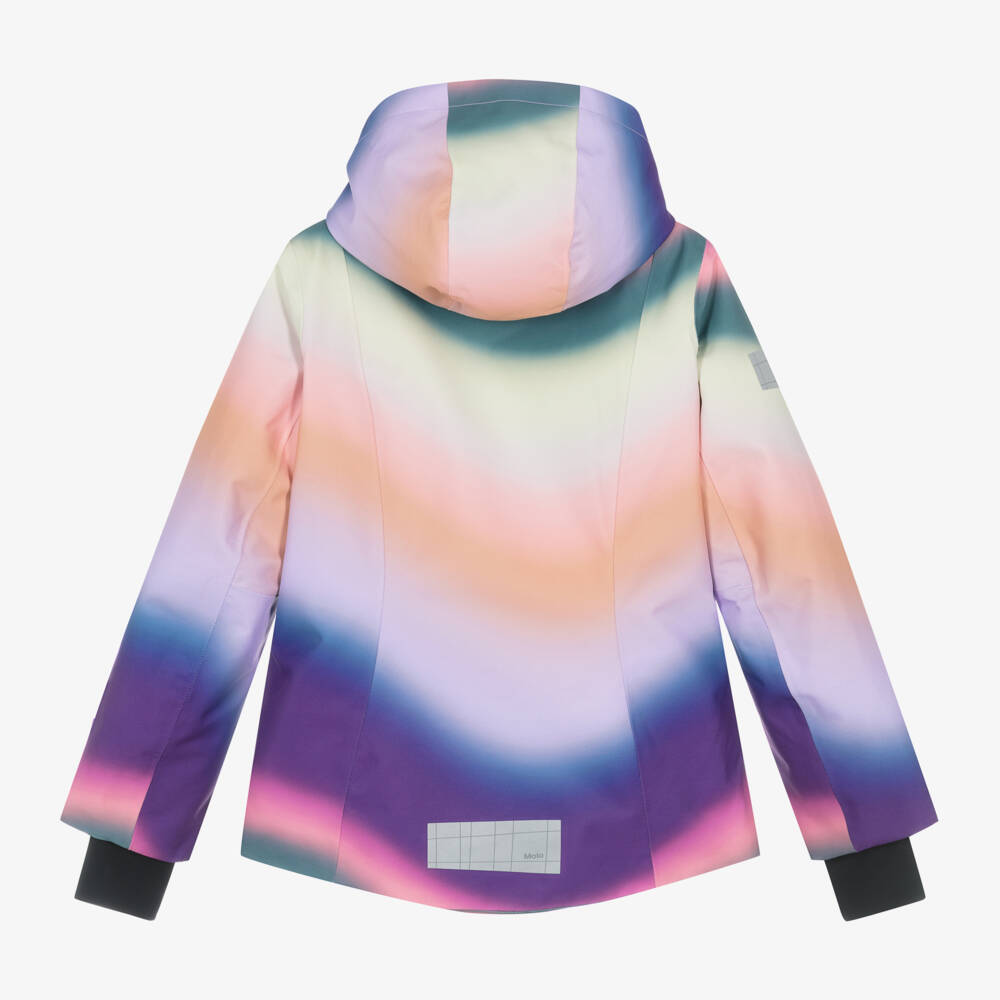 Molo-Girls Lavender Wavy Winter Jacket | Childrensalon Outlet