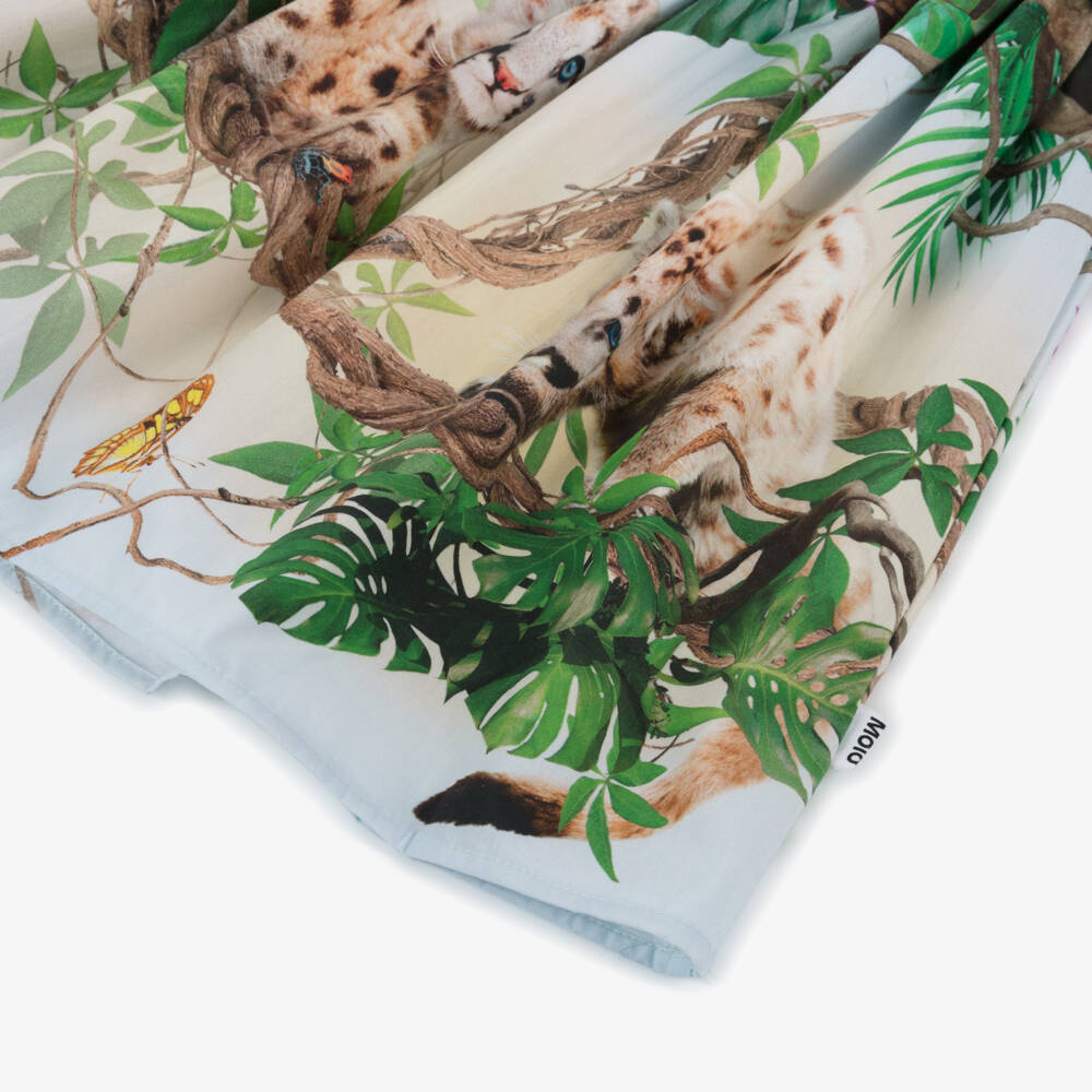 Molo-Юбка из хлопка с листовым узором для девочек | Childrensalon Outlet