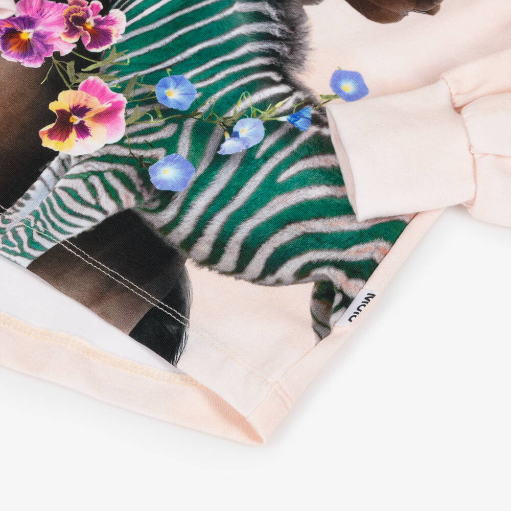 Molo-Girls Light Pink Horse Tee | Childrensalon Outlet