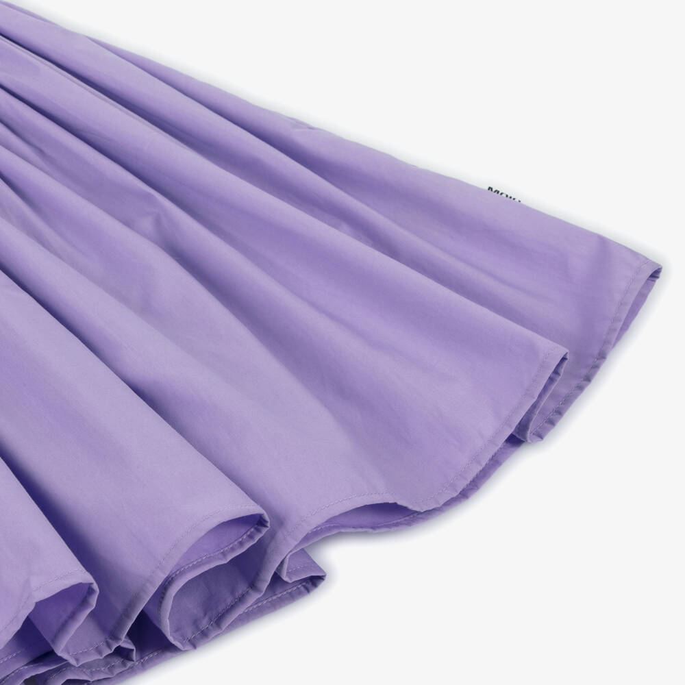 Molo-Girls Lilac Asymmetric Ruffle Dress | Childrensalon Outlet