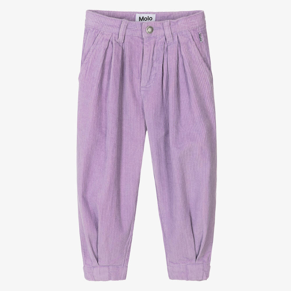 Molo - Fliederfarbene Baumwoll-Cordhose | Childrensalon